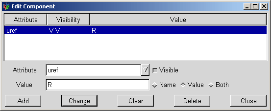 Edit Component ...
